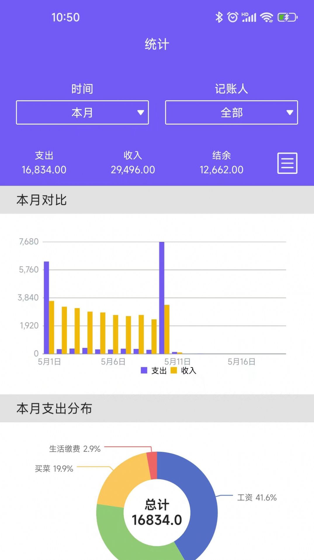 迅易记账app下载_迅易记账app手机版下载v1.0.0 运行截图3