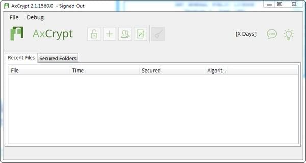 AxCrypt数据加密软件免费版_AxCrypt数据加密软件 v2.1.1612.0官方版 运行截图1