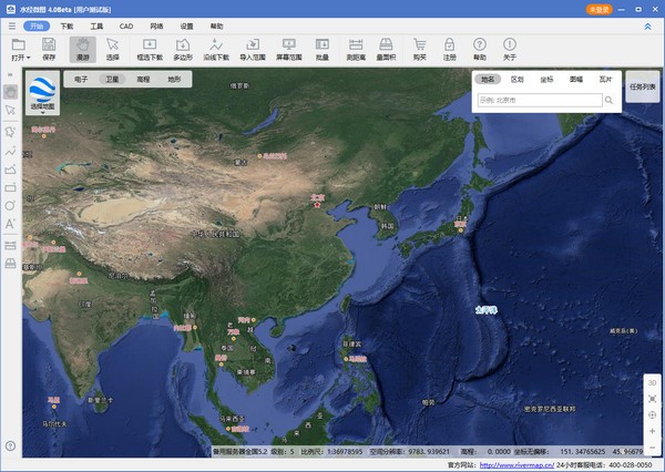 水经微图破解版下载_水经微图软件 v4.1.34 运行截图1