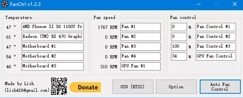 FanCtrl中文版_FanCtrl(电脑风扇调节)官方版 v1.4.4 运行截图1