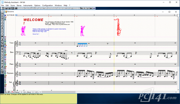Melody Assistant破解版_Melody Assistant(音乐作曲软件)官方版 v7.9.3e 运行截图1