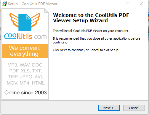 Coolutils PDF viewer中文版下载安装_Coolutils PDF viewer(PDF文件查看器)官方版 v1.0 运行截图1