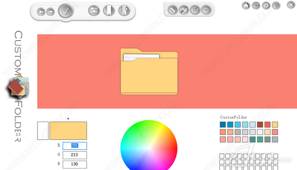 CustomFolder免费版下载_CustomFolder(文件夹自定义工具) v3.0 运行截图1