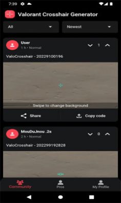 Valorant Crosshair Generator准星工具软件app图片1
