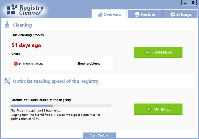 Abelssoft Registry Cleaner中文汉化版_Abelssoft Registry Cleaner注册表清理工具最新版 v5.11 运行截图1