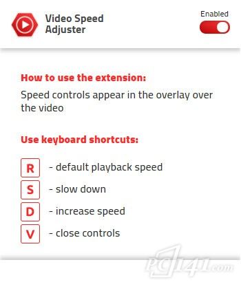 Video speed adjuster免费版_Video speed adjuster(视频加速播放插件)官方版 v3.1.2 运行截图1