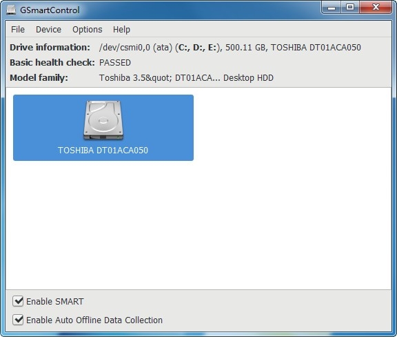 GSmartControl最新版_GSmartControl(智能硬盘检测)官网版 v1.1.4 运行截图1
