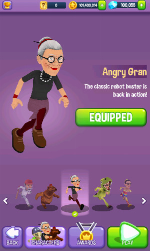 愤怒的老奶奶玩跑酷中文版下载-愤怒的老奶奶玩跑酷手机版下载v1.43 运行截图4