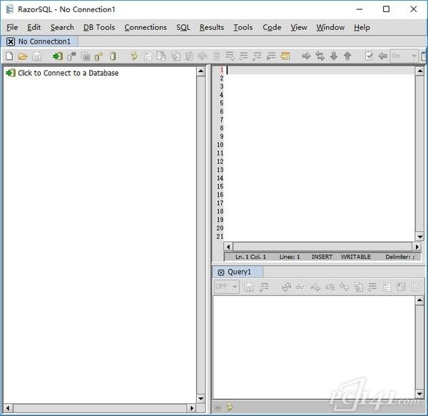 RazorSQL中文版_RazorSQL(数据库查询工具)免费版 v9.4.4 运行截图1