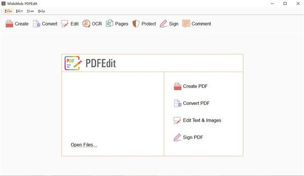 WidsMob PDFEdit中文版下载_WidsMob PDFEdit(PDF编辑工具)官方版 v3.0.1 运行截图1