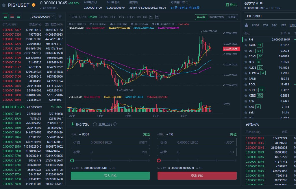 猪币最新价格在哪个平台看