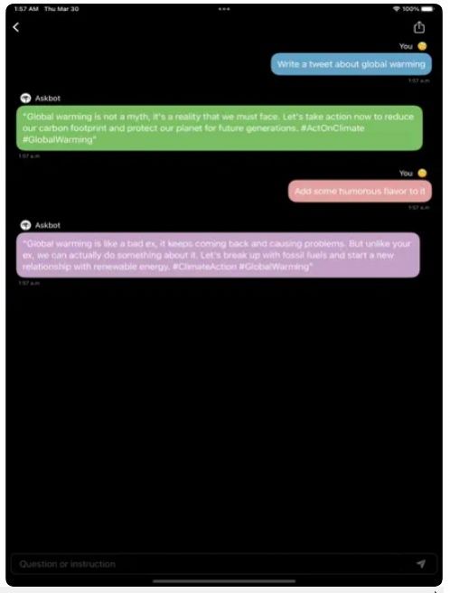 Askbotapp下载_Askbot最可爱的聊天机器人软件appv1.0 运行截图1