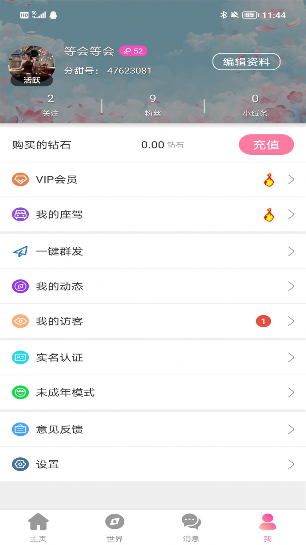 分甜app下载_分甜交友app官方v1.0.0 运行截图1