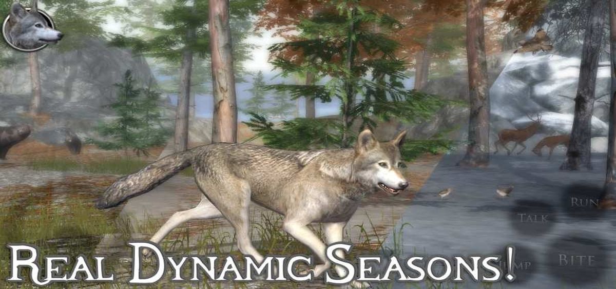 野狼模拟器2(Ultimate Wolf Simulator 2中文版)v1-野狼模拟器2最新版下载v1 安卓版-野狼模拟器2无限精力版 运行截图2
