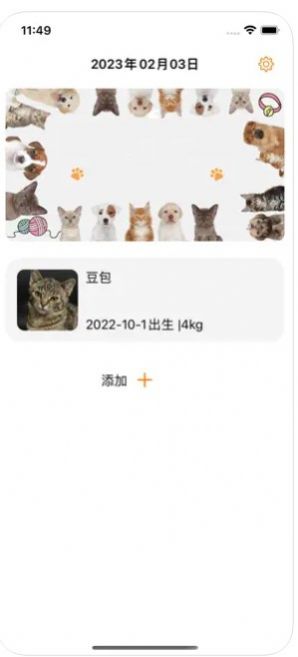 喵小旺的生活日志app下载_喵小旺的生活日志app手机版v1.0 运行截图1