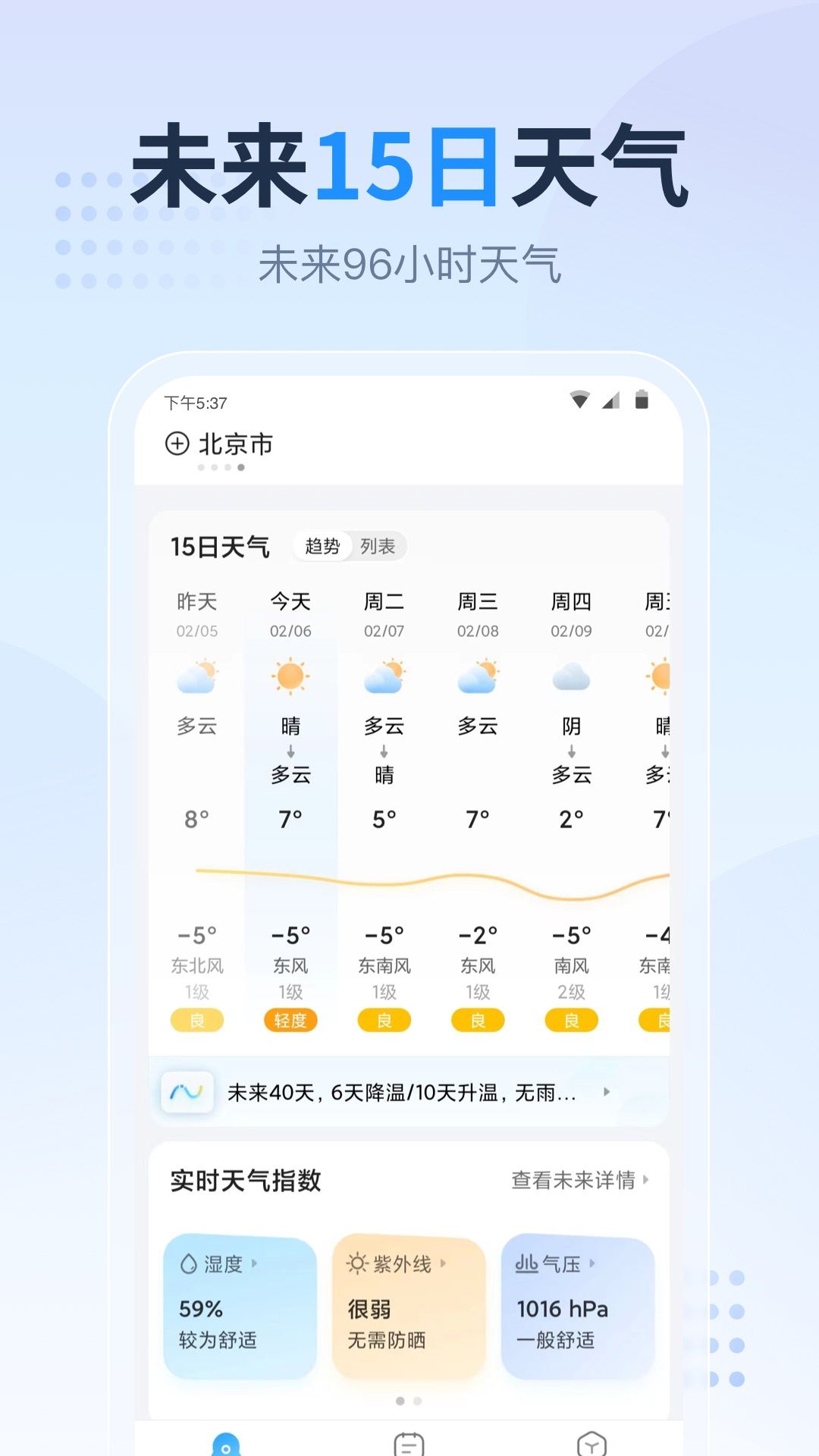 广东本地天气预报app下载_广东本地天气预报查询app最新版v1.0.0 运行截图2