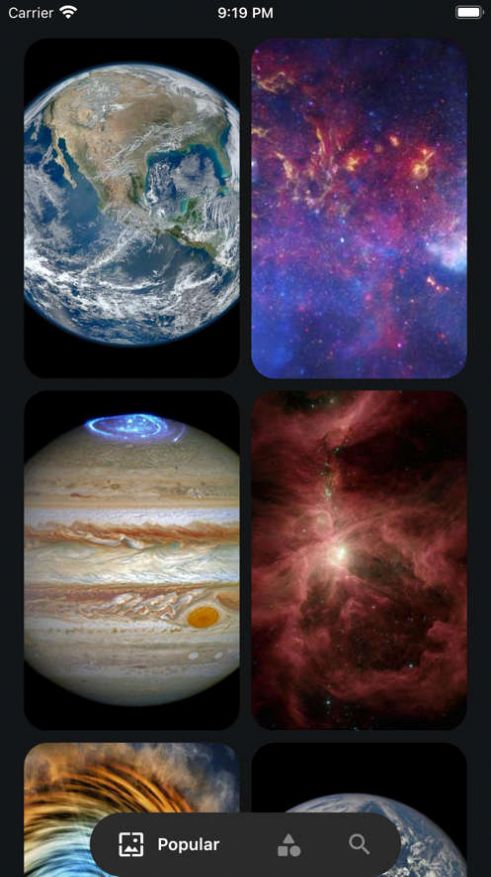宇宙星空壁纸app下载_宇宙星空壁纸高清大图app官方1.0.6 运行截图2