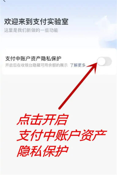 支付宝怎么把余额隐藏