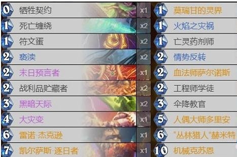 炉石传说外域的灰烬机克术卡组推荐 卡组代码可复制