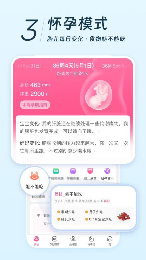 美柚免费版下载 美柚（经期预测备孕怀孕育儿必备）安卓版下载v8.86.0.0 运行截图5