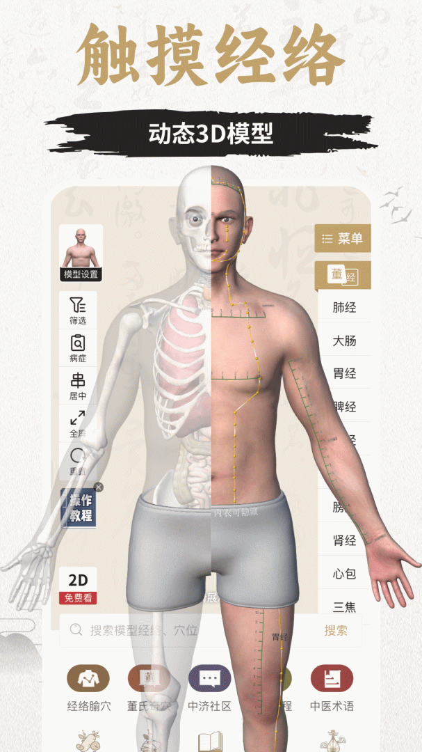 中济经络穴位安卓版下载 中济经络穴位免费版下载v2.15.5 运行截图1