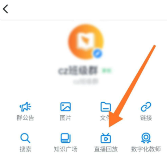 直播回放选项