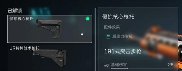 三角洲行动191式突击步枪搭配