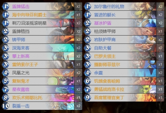 炉石传说狂野奥丁战卡组