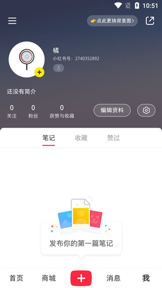 小红书app界面展示