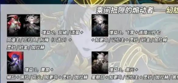 幻胧挑战阵容详解