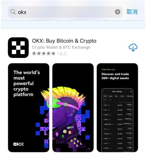 App Store搜索界面